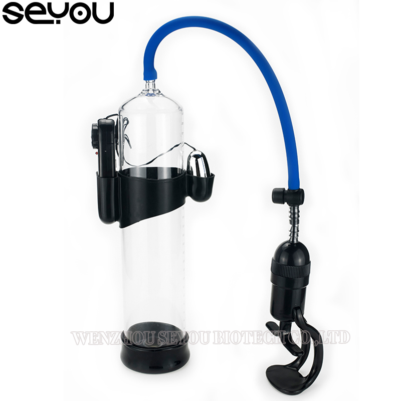 Men's Penis Training Exerciser Vacuum Pump Masturbator Penis Pump Cock Enlarger Enlargement