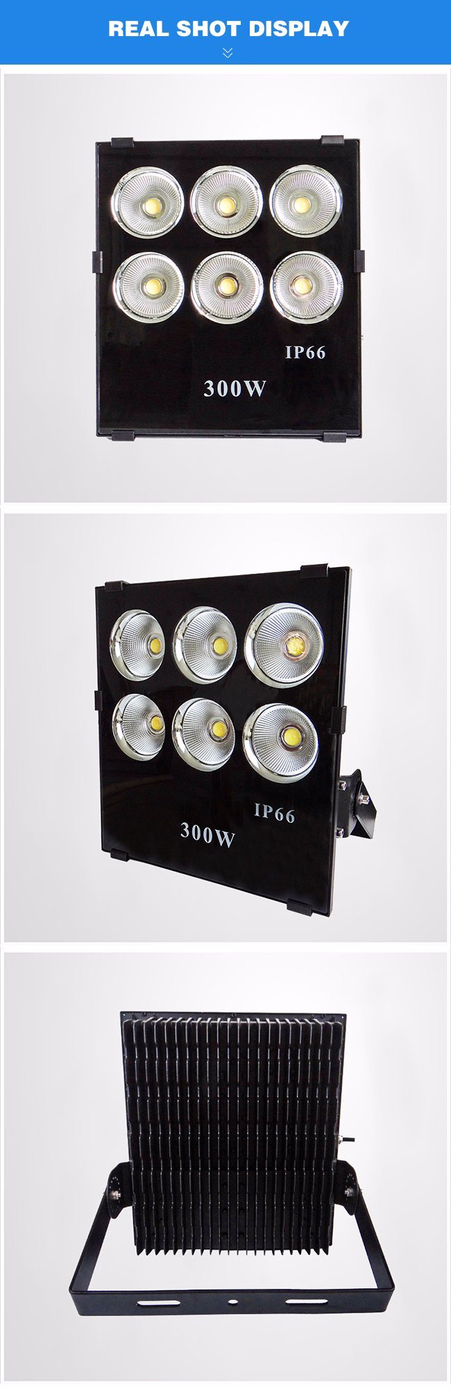 Newest IP65 Warterproof 200W/150W/100W LED Flood Light