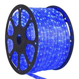 220V Blue Light Round 2 Wires 11mm LED Rope Light