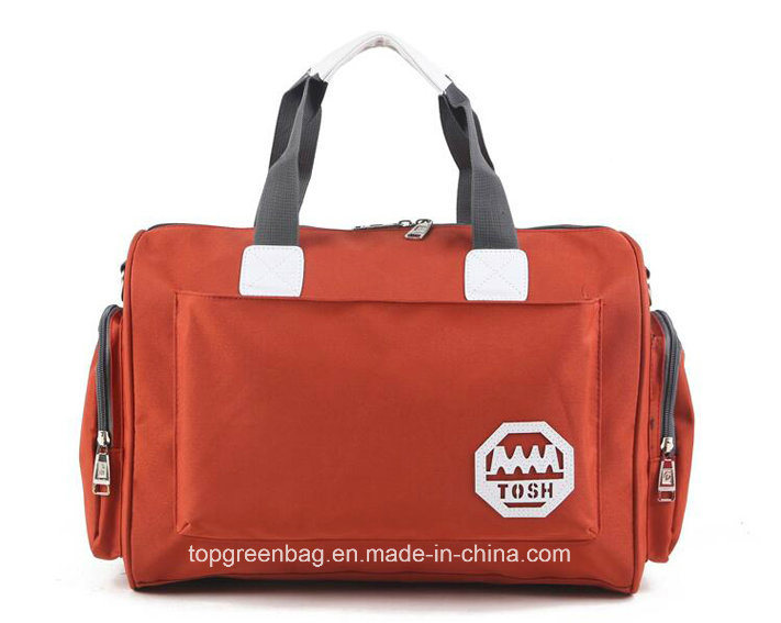 High Quality Finish Custom Simplicity Polyester Travel Luggage Bag