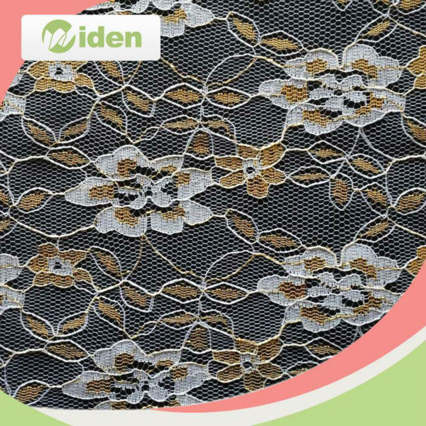 Heavy Cord 100 Nylon Mesh Fabric for Wedding Dress Lace