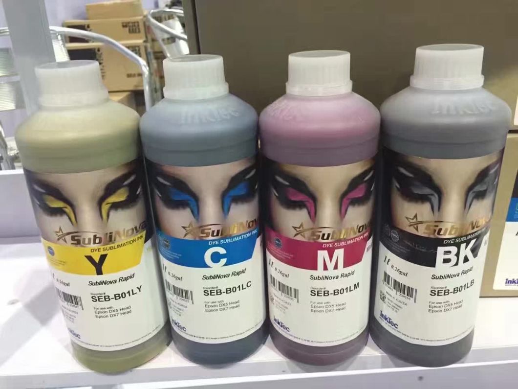 Water-Based Dye Sublimation Ink 4 Colors, 6 Colors with Great Quality