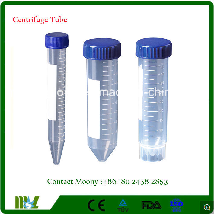 Disposable Plastic Centrifuge Tube with Cap / Laboratory Supplies Consumables Freezing Tube Msll033