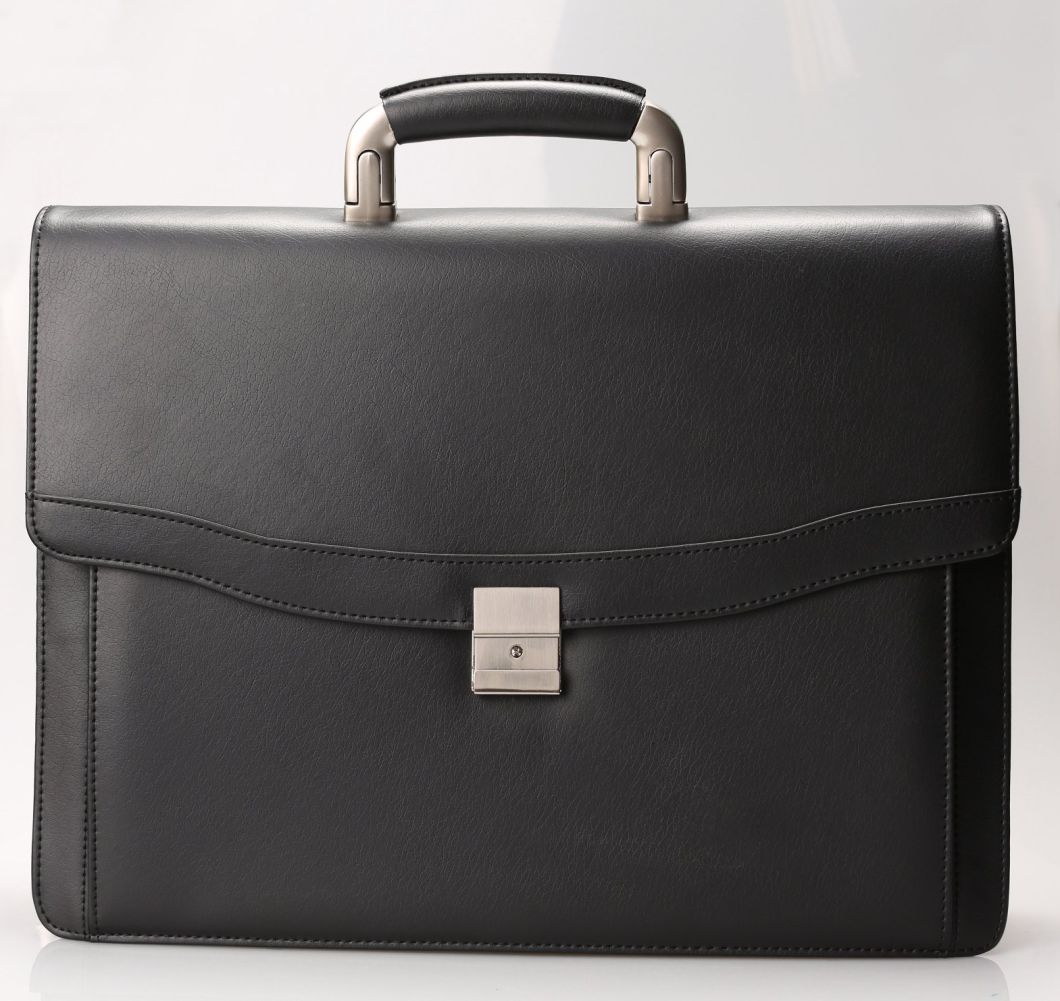 Elegant Leisure Business PU Leather Bags for Man Briefcase Portfolio