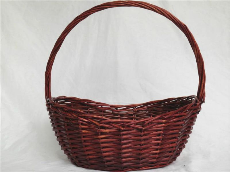 High End Eco-Friendly New Design Handcrafted Colored Picnic Wicker Basket