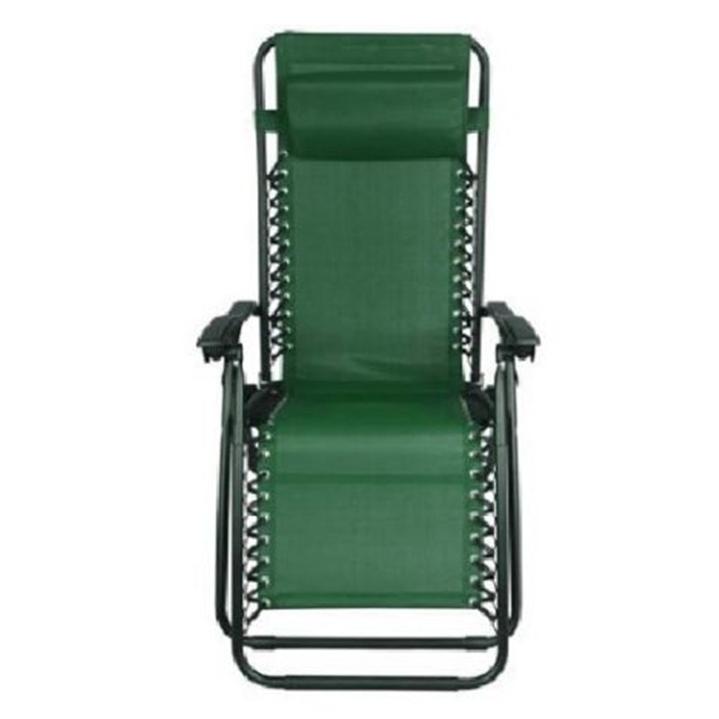 Reclining Deck Lounge Sun Beach Chair Outdoor Folding Camping Chair