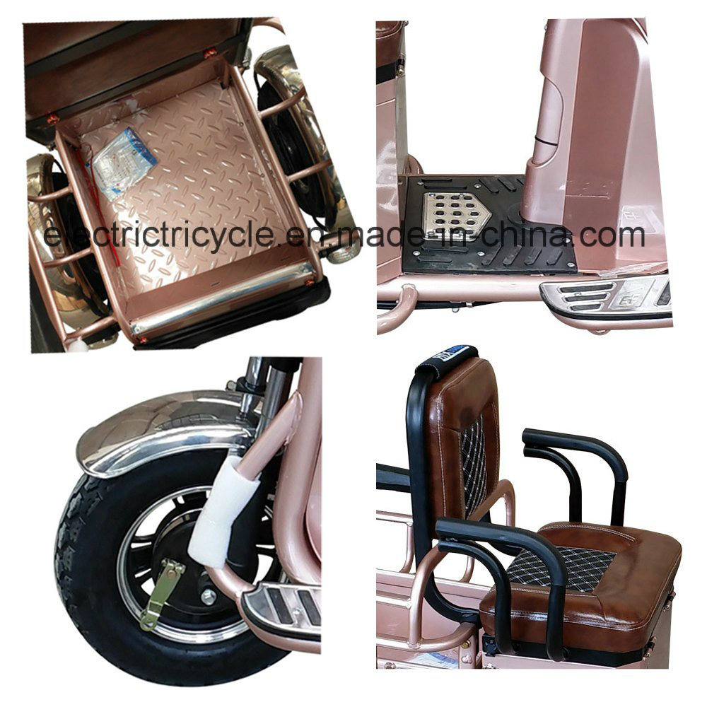 500W/800W Electric Disabled Trike, 3 Wheels Electric Scooter for Disabled