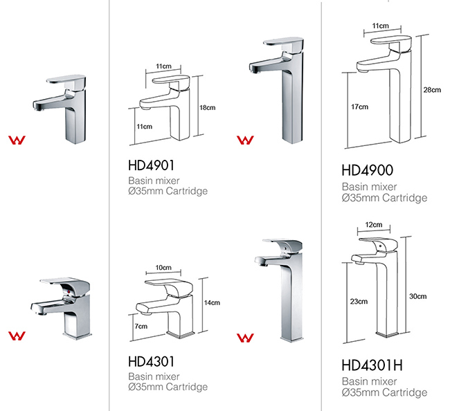 HD4301 Australian Standard Watermark Bathroom Faucet Wels Basin Tap