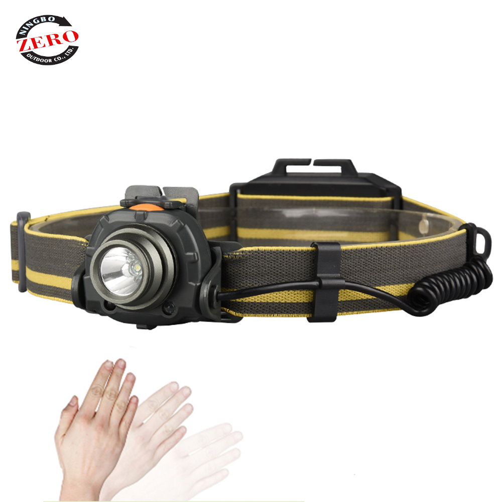 High Power Bright Adjustable Auto Hand LED Sensor Headlight Headlamp