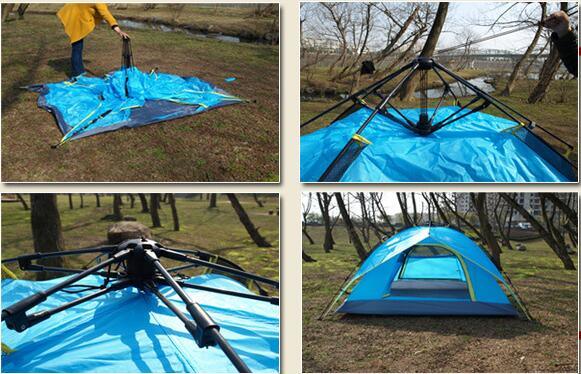 Automatic Rain Ride Can Be Customized OEM Outdoor Camping Tent