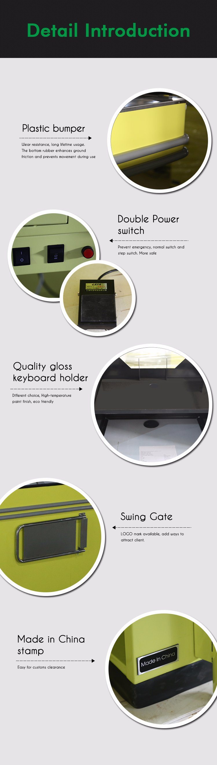 Heavy Duty Cash Carry Cashier Counter Desk