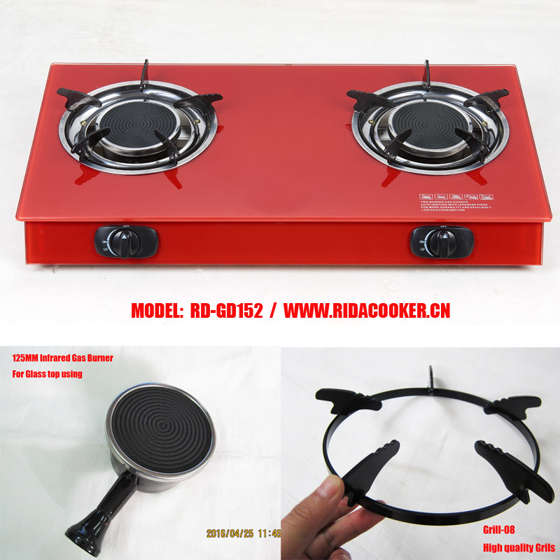 Cheap Glass Model Infrared Burner Gas Stove