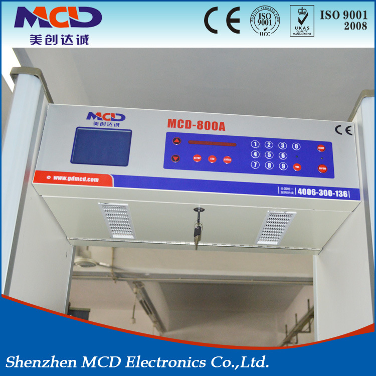 Walk Through Metal Detector (LCD) 8zones, Door Frame Metal Detector (MCD-800)