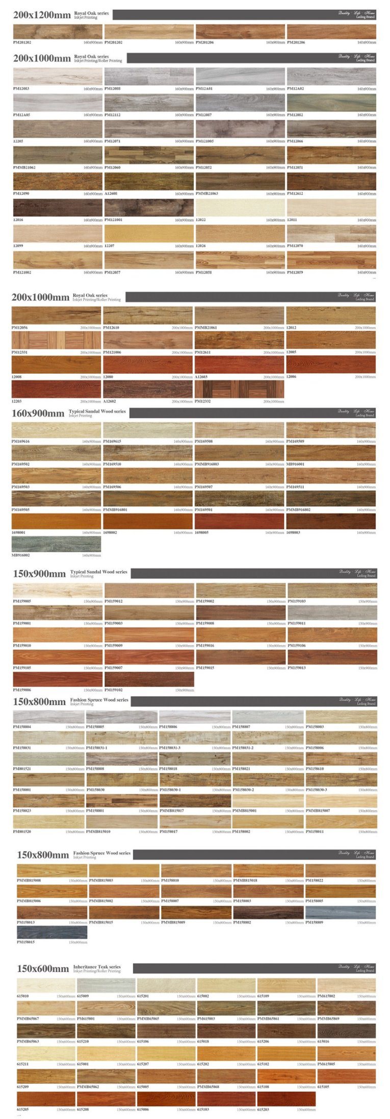 Wood Look Ceramic Floor Tile Price