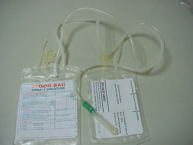 Disposable Blood Bag for Emergency or Surgical Operation