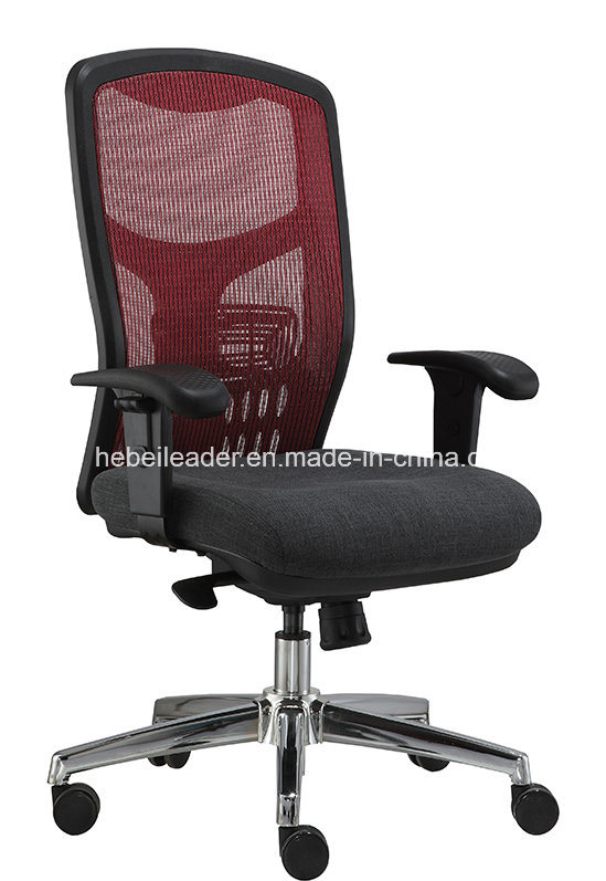 Adjustable Armrest Metal Base Computer Chair Mesh High Back Functional Office Chair (LDG-831C)