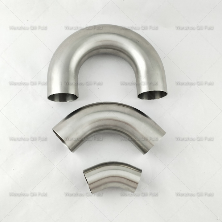 Sanitary Stainless Steel Clamp Pipe Fittings Elbow Bend