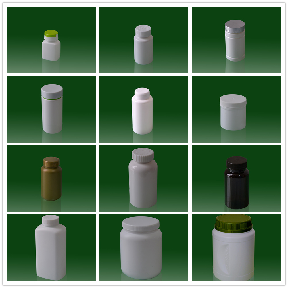 OEM Dissoluble Plastic Packaging Products Pet Medicine Bottles with Caps