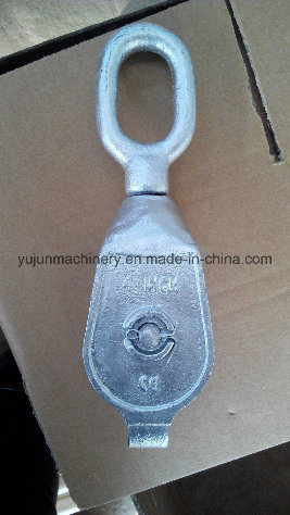 Galvanised Malleable Iron Block with Eye for Manila Rope