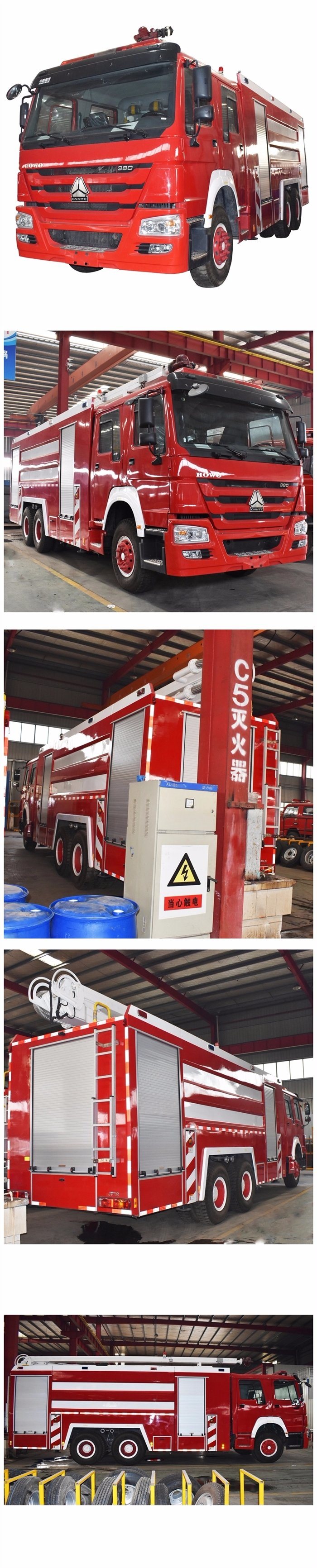 China Telescopic Boom Fire Truck, 18m Aerial Fire Fighting Rescue Equipments