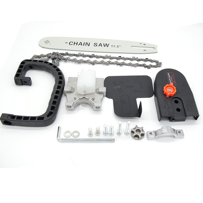 DIY Electric Saw 11.5 Inch Chainsaw Bracket Set Angle Grinder to Chainsaw Converter for 100 Angle Grinder M10 to Chain Saw