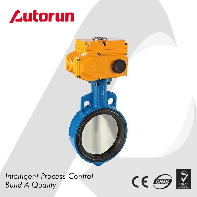 Wenzhou Supplier Explosion Proof Wafer Electric Butterfly Valve