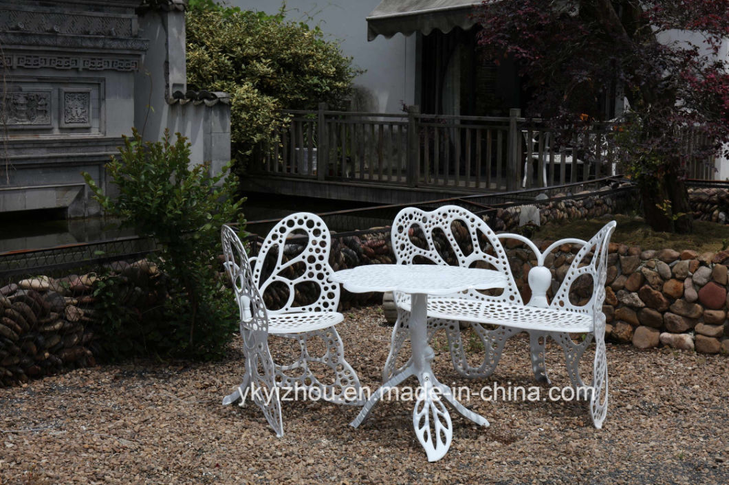 Cast Aluminum Tea Table and Chair Set Garden Furniture Outdoor Furniture-T013