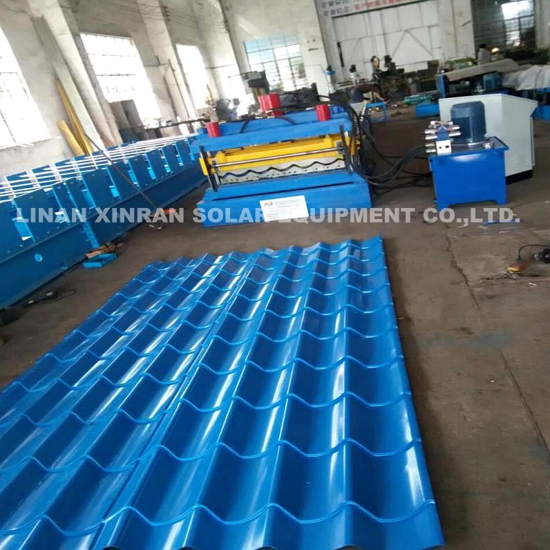 Roofing Sheet Metal Glazed Tile Roll Forming Machine