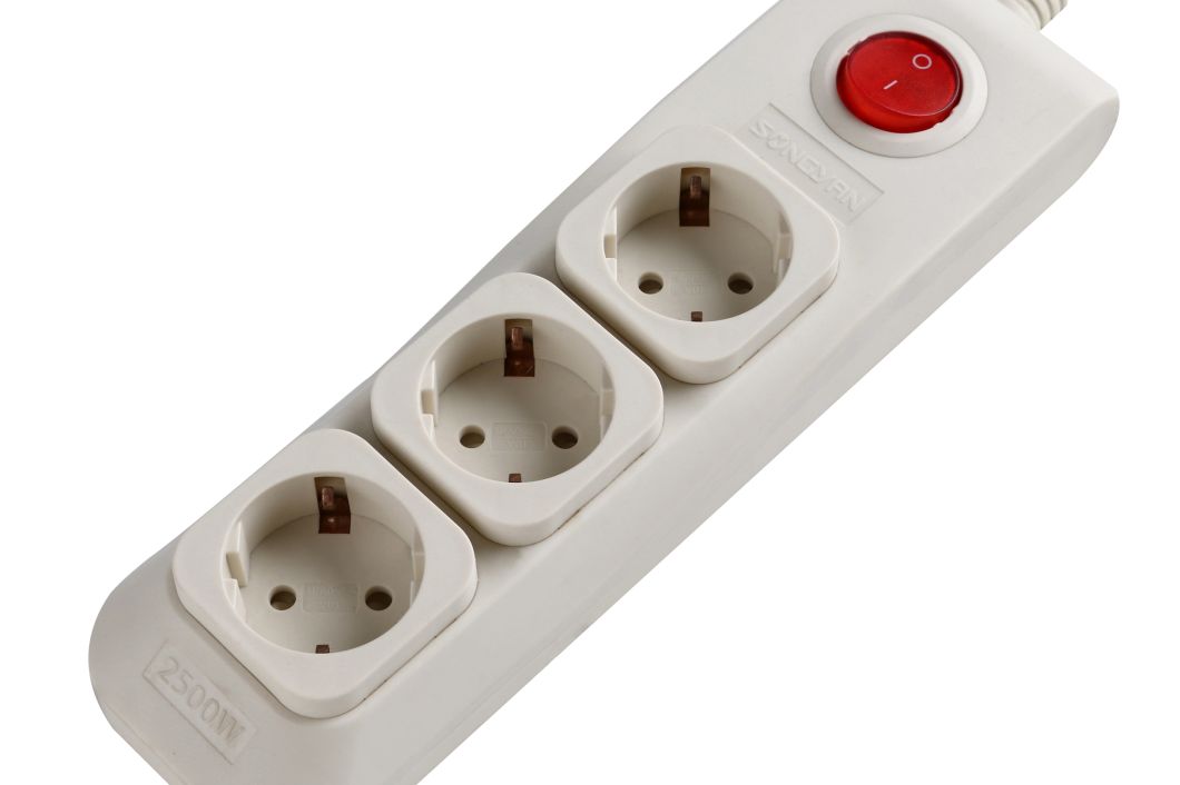 Smart Switch Multiple Extension Socket Surge Protector Power Strip (LX3I)