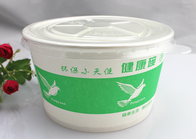 FDA Standard Disposable PLA Coated Paper Bowl for Food 500ml, 680ml, 960ml