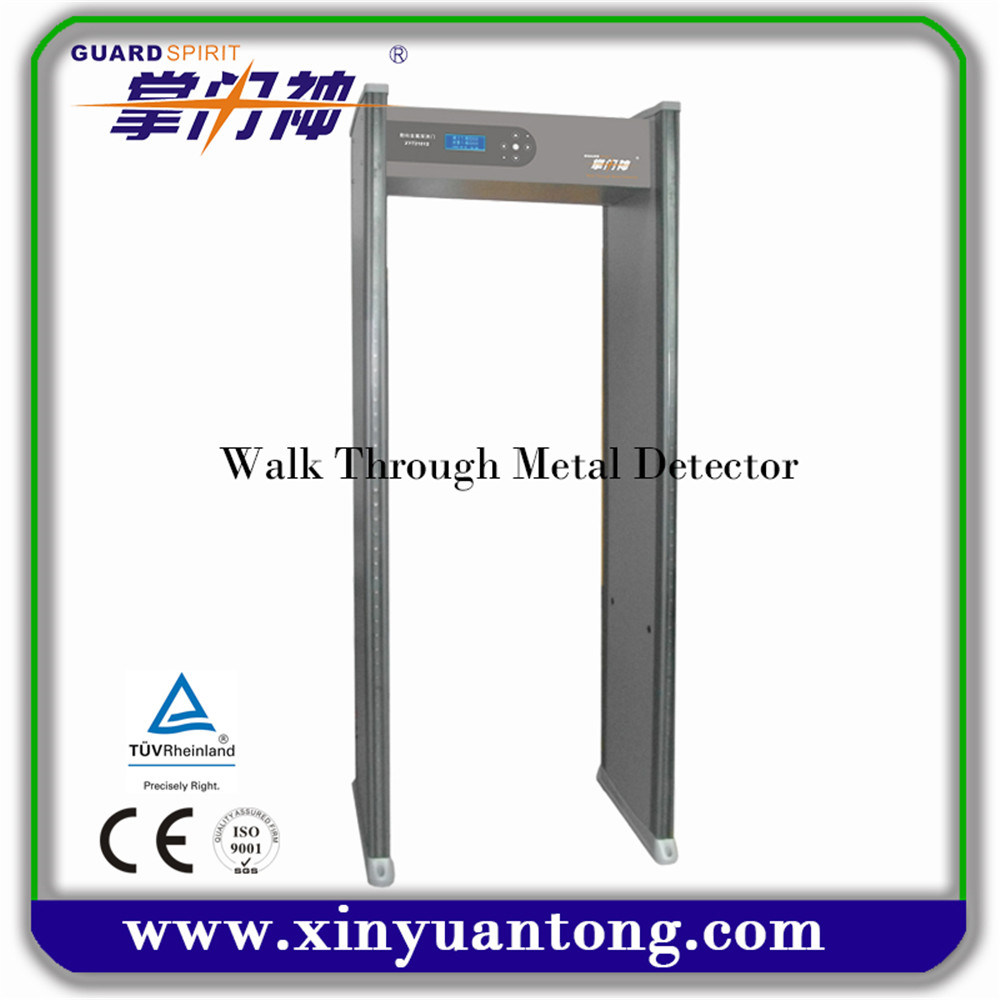 Muti Zone Arched Door Frame Metal Detector Walk Through Gate