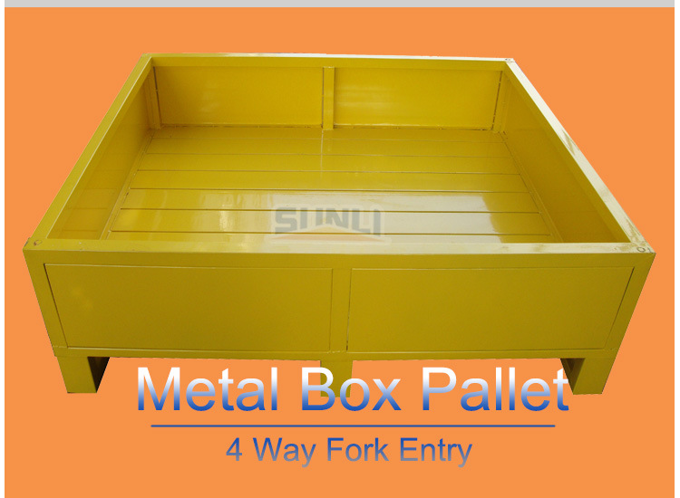 1t 2 Way Entry Single Face Storage Steel Pallet