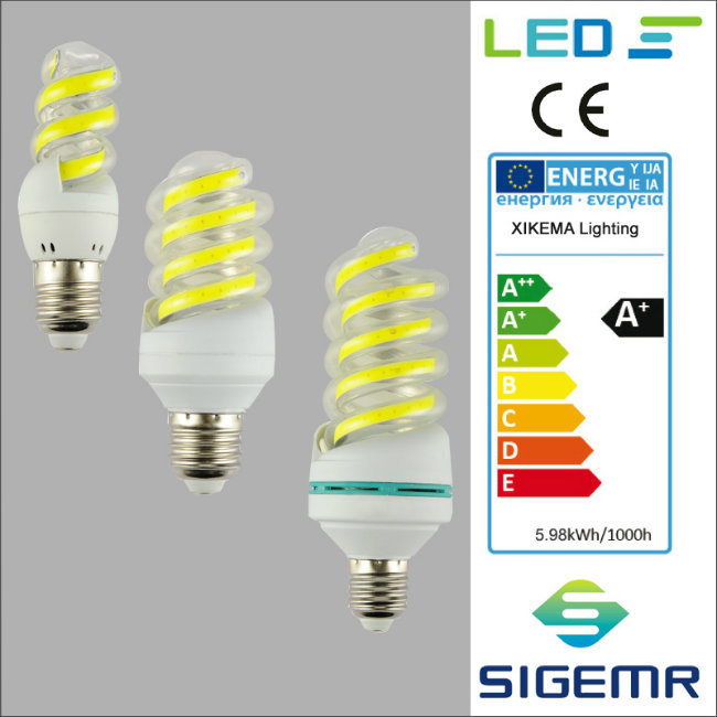New Spiral COB LED Energy Saving Lamp 5W 7W 9W 12W 16W 20W 24W 32W
