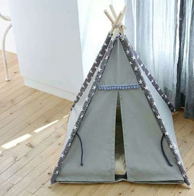 Indian Wooden Pet Cotton Tent