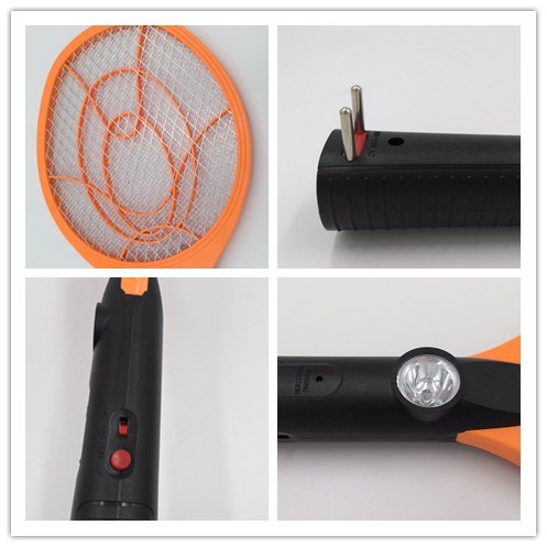 Big Net Rechargeable Mosquito Killer Repellent Racket with LED Export Selling