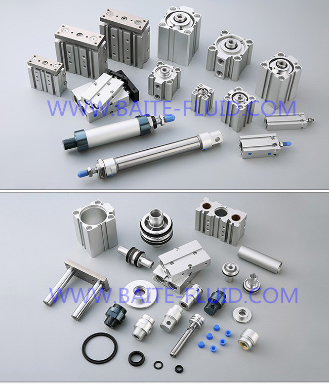 SMC Type Double Acting Swing Rotary Clamp Pneumatic Cylinder Welding Tie Rod Air Cylinder