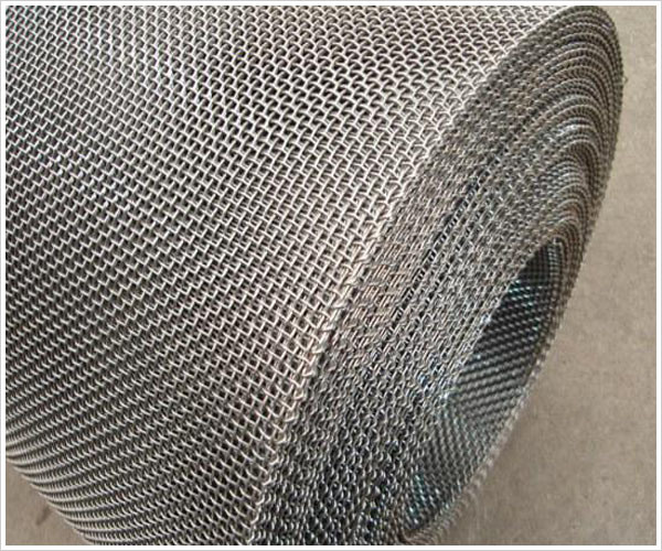 Galvanized Iron / Stainless Steel Crimped Square Woven Wire Mesh