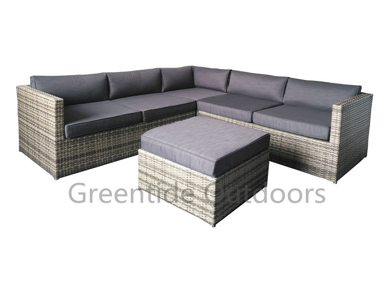 PE Rattan Outdoor Lounge Sofa Set 4PCS