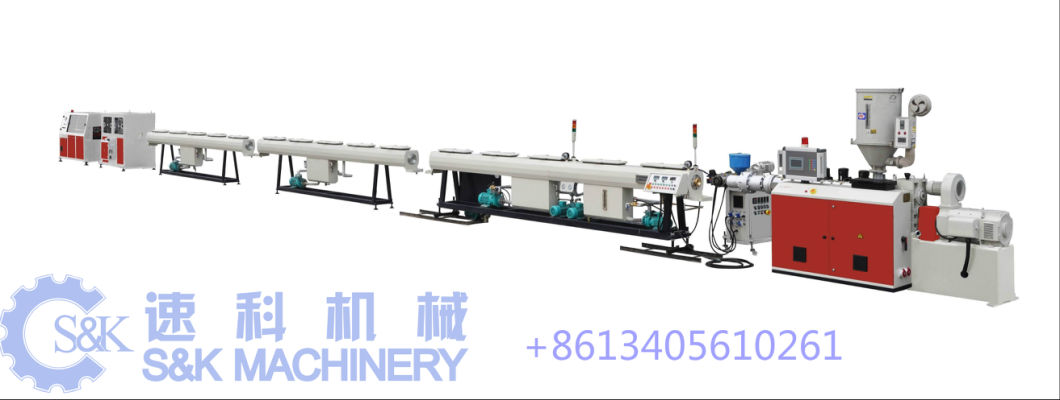 PVC Pipe 300mm Screw and Barrel for Plastic Extruder Machine Automatic Welded Pipe Production Line