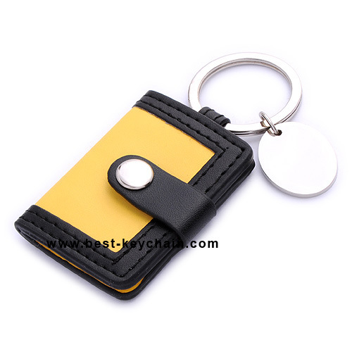 Promotion PU Photo Frame Leather Keychain (BK21038)