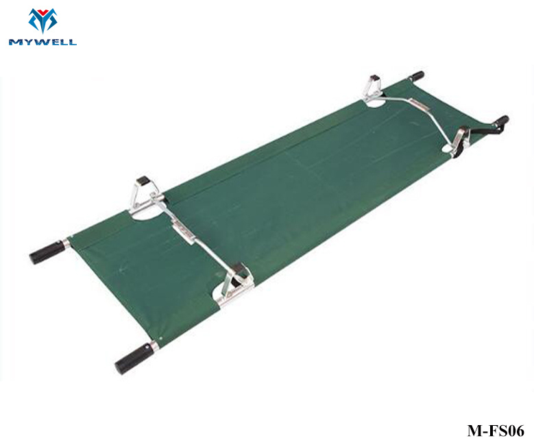 M-Fs06 Rescue Pole Wholesale Foldable Army Stretcher