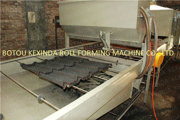Kxd Stone Coated Metal Roof Tile Making Machine