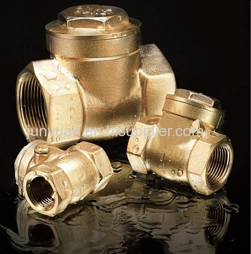 Brass Spring Swing Check Valve with ISO/ Brass Water Valve