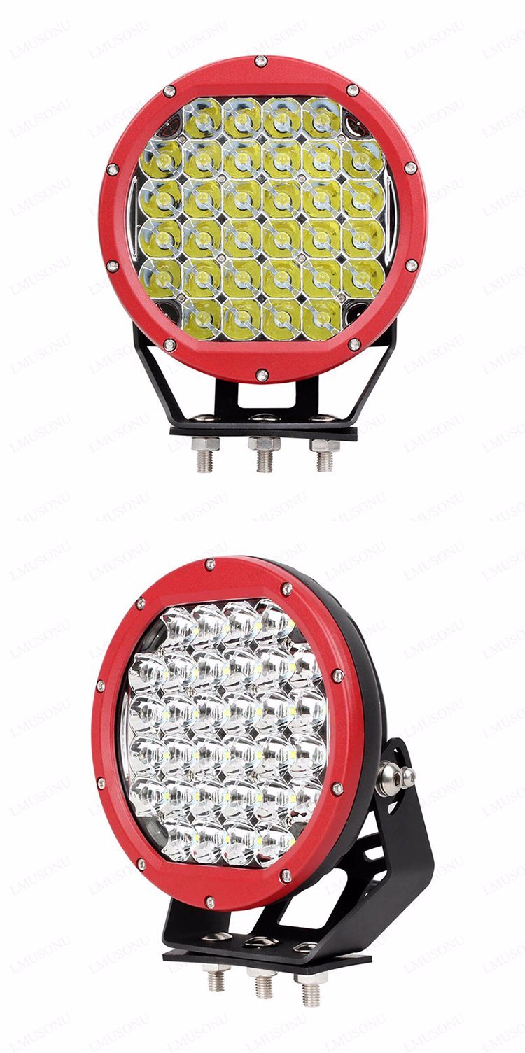 8 Inch Round Red LED Driving Lamp IP67 CREE 160W