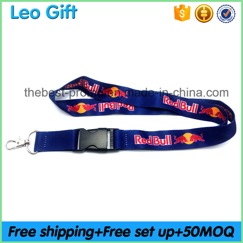 MOQ 20PCS Custom Printing Polyester Neck Lanyard with Imprint Logo