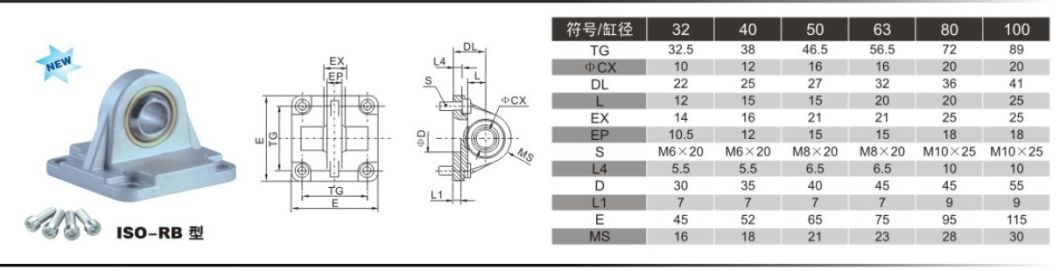 ISO Standard Pneumatic Cylinder Accessories