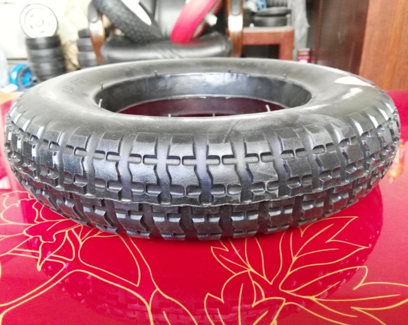 3.25-8 Rubber Foam Solid Tire for Wheelbarrow