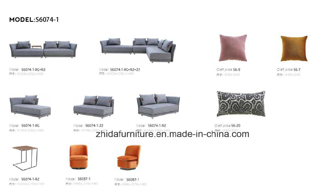 Hot Seller New Design Simple Nordic Fabric Sofa