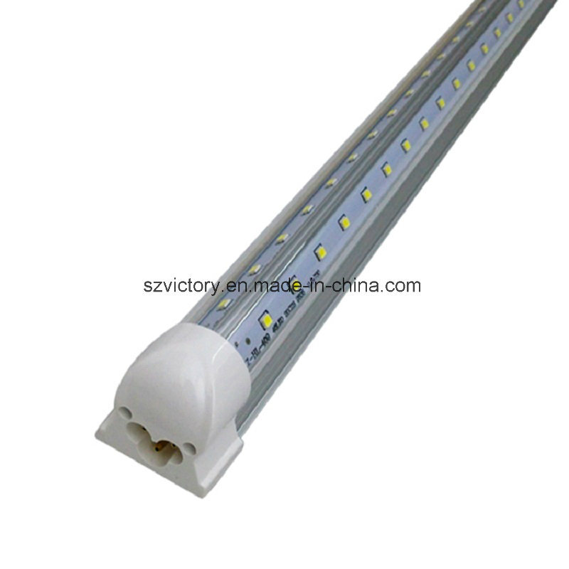 Integrated/Single Pin/G13 T8 LED Tube LED Shop Light, 60W 8FT LED Tube Light Fixture LED Cooler Light