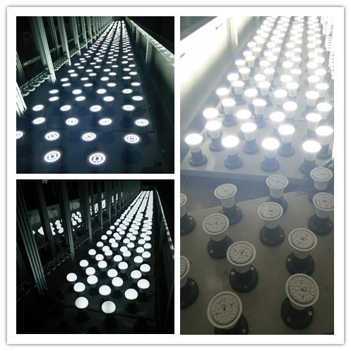 7W E27 6500k LED Bulb Light with Aluminum +Plastic